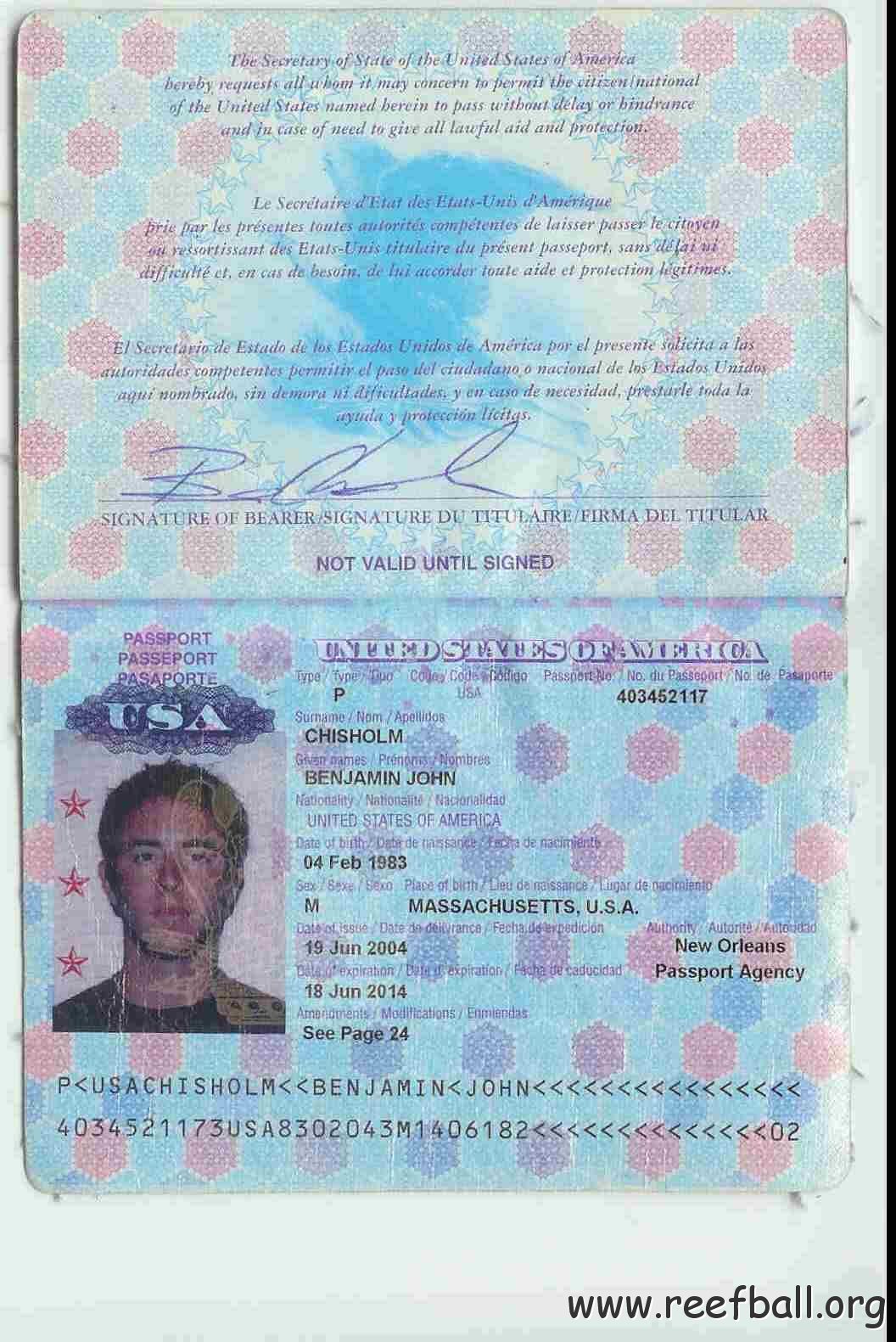 Ben_Chisholm_ passport