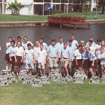 SEAWALL ENHANCEMENT REEF BALLS IN  RESIDENTIAL CANALS TAMPA BAY, FLORIDA