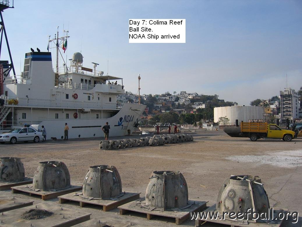 Day 7 NOAA Ship arrived