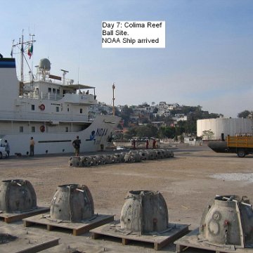 Day 7 NOAA Ship arrived