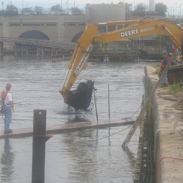 Removing years of debris